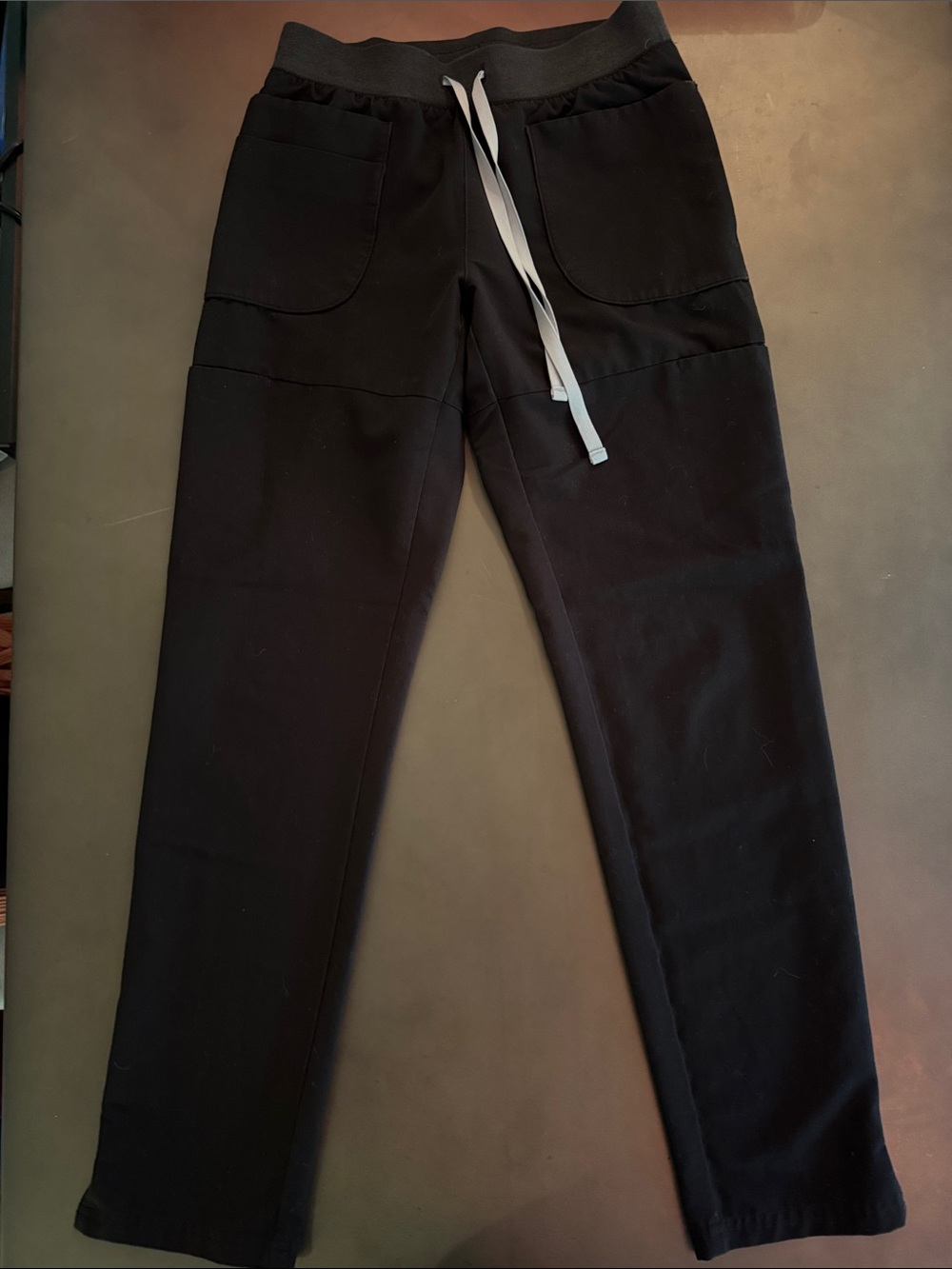 Figs Black Women's Jogger Pants with Contrast Drawstring